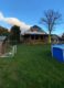 Einfamilienhaus in der Natur mit Platz für die Familie und das Homeoffice - Blick aus dem Garten